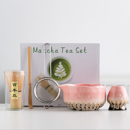 Sun and Wheat Ear Matcha Bowl