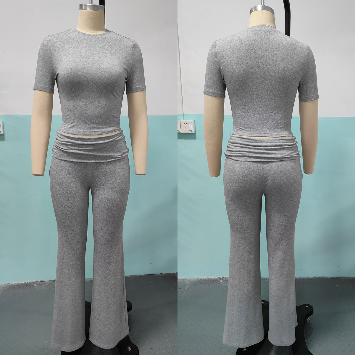 Women's Casual Knitted Two-Piece Set