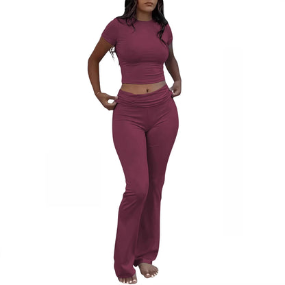 Women's Casual Knitted Two-Piece Set