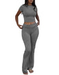 Women's Casual Knitted Two-Piece Set