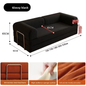 Foldable Corduroy Sofa Bed with Modular Design
