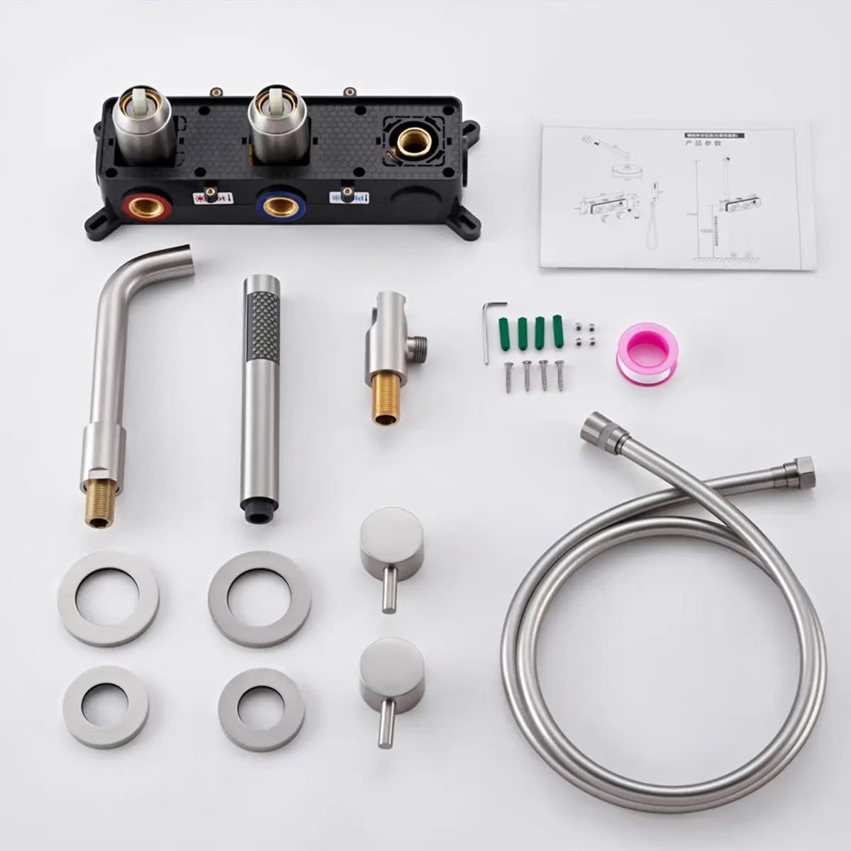 Wall Mounted Bathtub Faucet Set